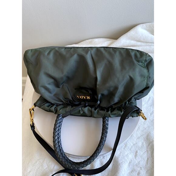 Prada BN1921 Tessuto Bow Ardesia Bag - Picture 2 of 11